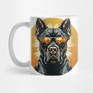 Pitbull Sunset Serenade - Dog Mug